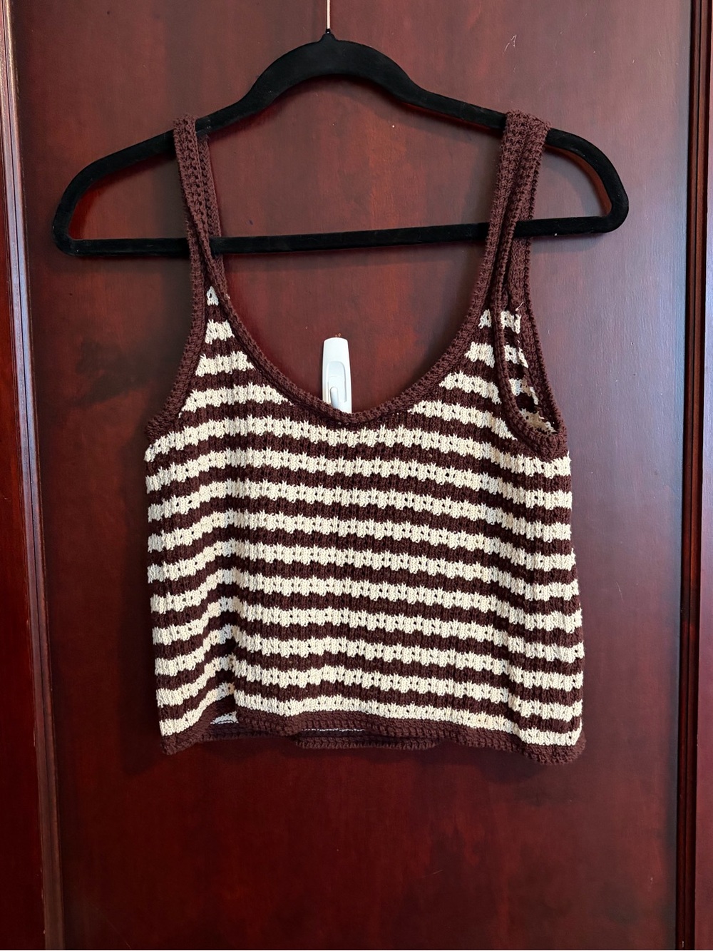 Madewell Striped Crocheted Tank